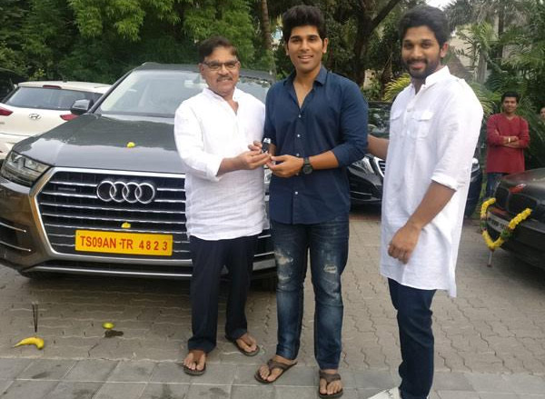 allu sirish,srirasthu subhamasthu,allu arjun,allu sirish twitter,audi car gift  శ్రీరస్తు శుభమస్తు ఆడి కార్ ప్రాప్తిరస్తు..!